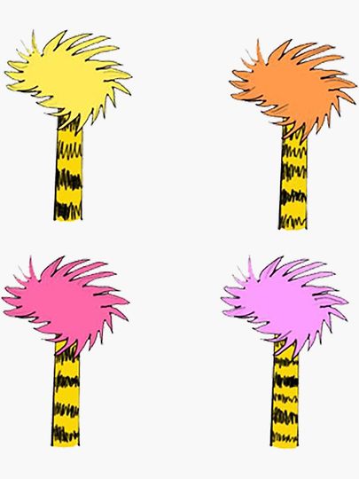 truffula tree Sticker