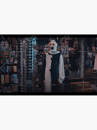 Art The Clown Wearing Sunflower Sunglasses - Terrifier Premium Matte Vertical Poster