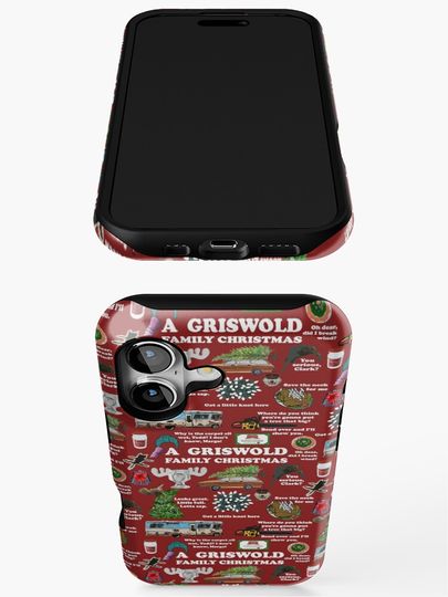 Christmas Vacation Collage iPhone Case