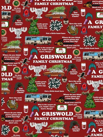 Christmas Vacation Collage iPhone Case