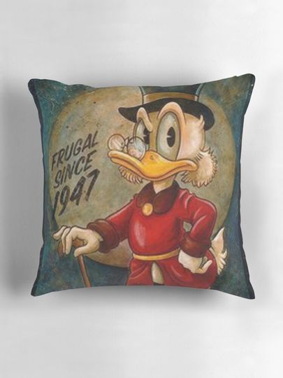 Scrooge McDuck Pillow