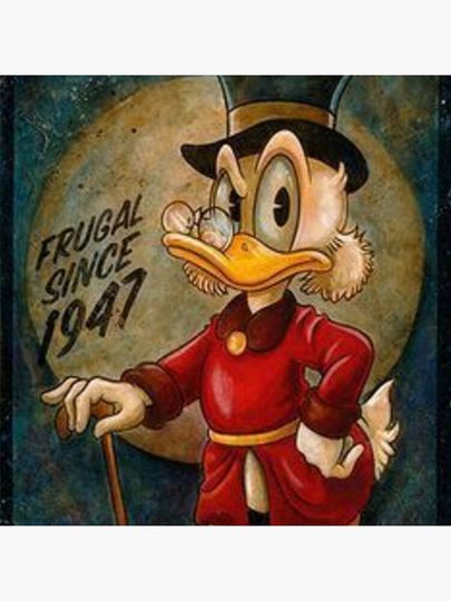 Scrooge McDuck Pillow
