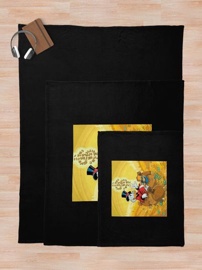Scrooge McDuck Throw Blanket