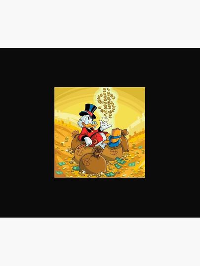 Scrooge McDuck Throw Blanket