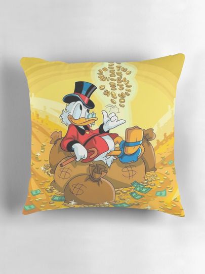 Scrooge McDuck Pillow