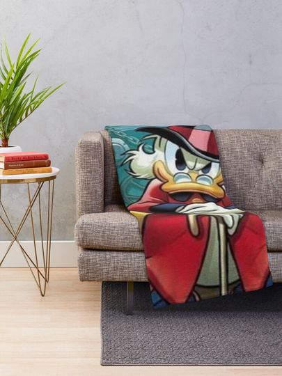Scrooge McDuck Throw Blanket