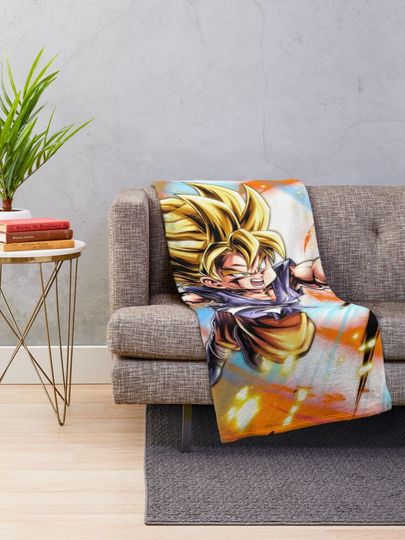 Kid Goku GT Throw Blanket, Gift for Fan, for All Age