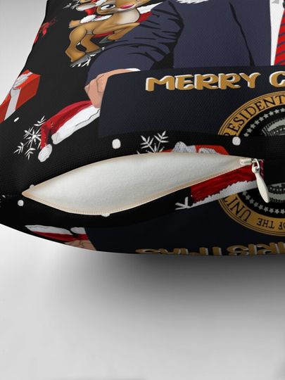 MAKE CHRISTMAS GREAT AGAIN, ANTI BIDEN, MAGA, TRUMP XMAS Pillow