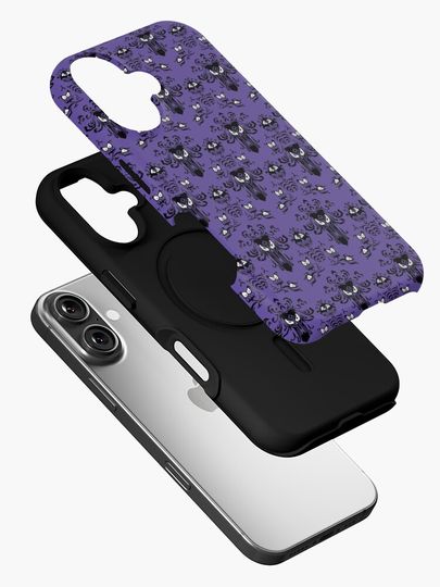 Haunted Mansion Wallpaper Pattern iPhone Case