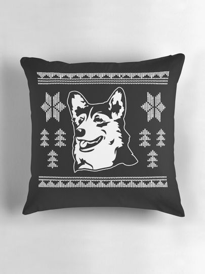 Christmas - Corgi Christmas Pillow