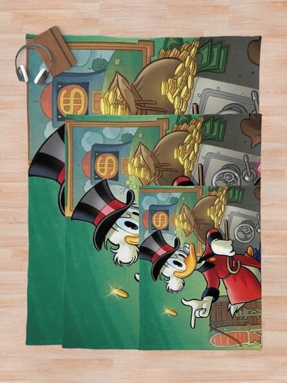 Scrooge McDuck Throw Blanket