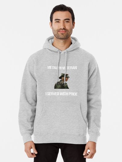 Woman Vietnam Veteran I Served With Pride. Pullover Hoodie