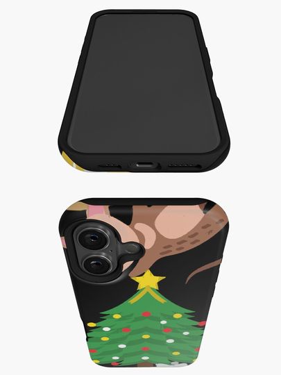 possum christmas tree iPhone Case