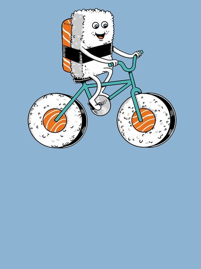 Sushi bicycle Kids T-Shirt