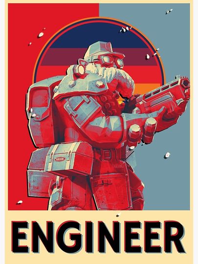 Deep Rock Galactic Hopenjin Premium Matte Vertical Poster