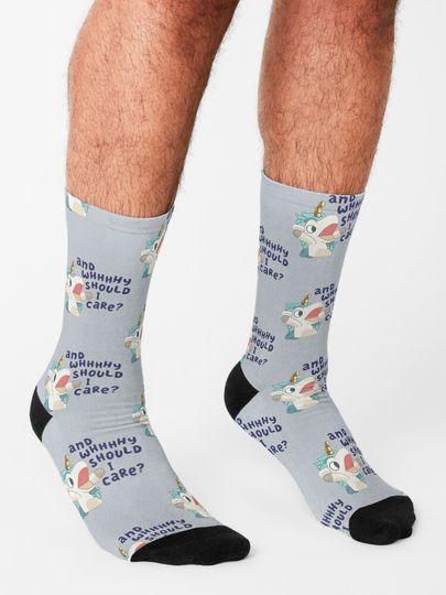 Unicorse BlueyDad Socks