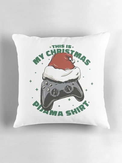 Christmas holiday joystick design Pillow