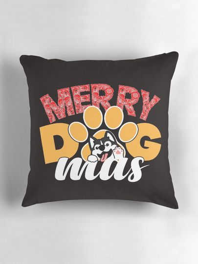 Merry Dogmas  Pillow