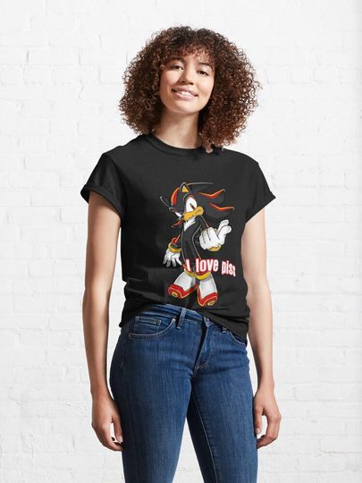 Shadow The Hedgehog I Love Piss    Classic T-Shirt