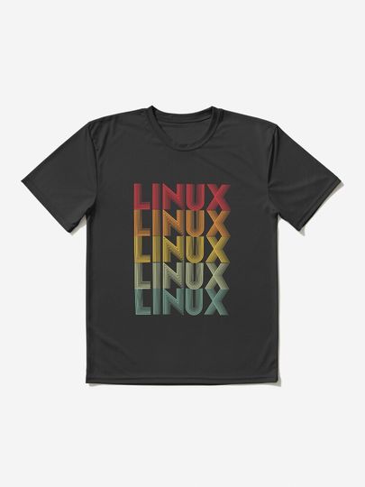 Cool Unique Linux OS Design Active T-Shirt