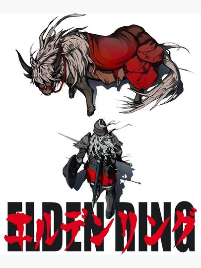 Elden Ring Akira Stle Premium Matte Vertical Poster