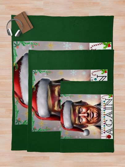 MAKE CHRISTMAS GREAT AGAIN Throw Blanket