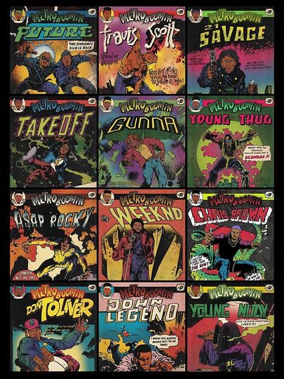 metro boomin vintage Premium Matte Vertical Poster