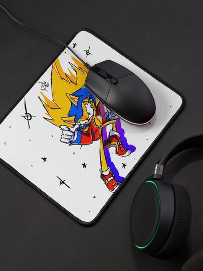 Super Sonic Drip Mouse Pad