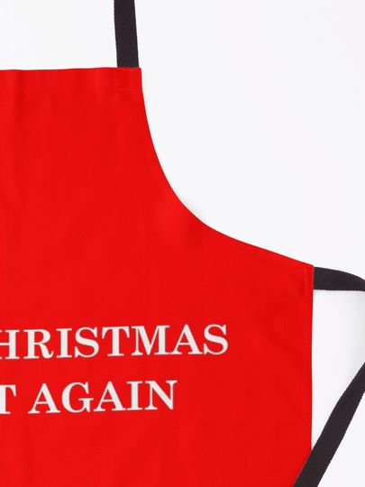 Make Christmas Great Again. Text Based Typography Design Apron