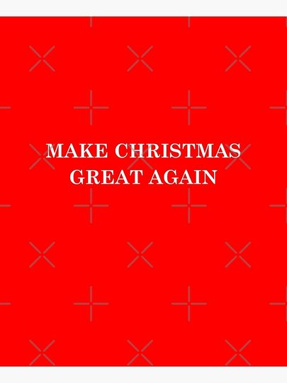 Make Christmas Great Again. Text Based Typography Design Apron