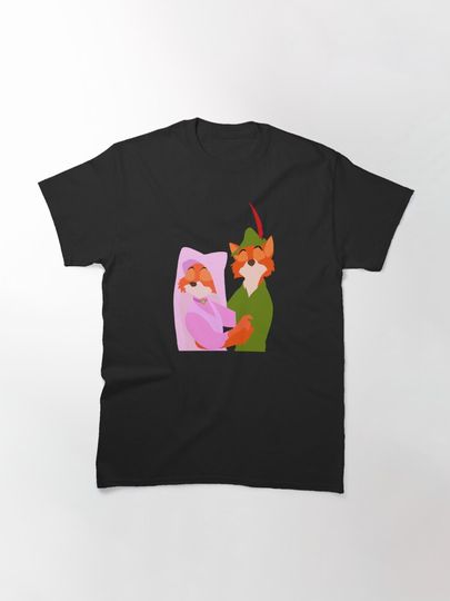Robin Hood and Marion Cartoon T-Shirt