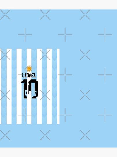 Lionel Messi - Leo - L10NEL Argentina Backpack, Messi Design Inspiration , Backpack for Kids, Sports Bag, School Bag