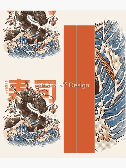 Great Sushi Dragon  Backpack