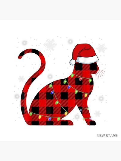 christmas cat Pillow