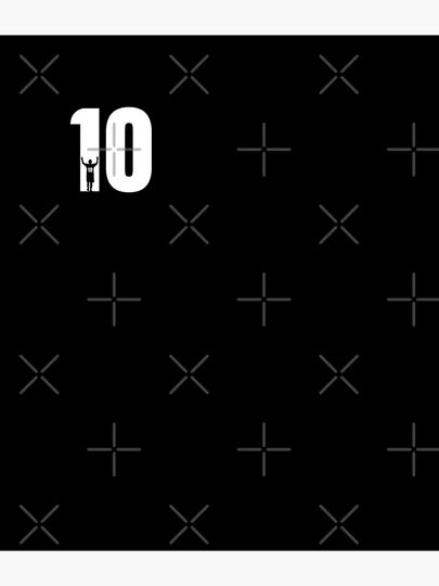 Leo Messi GOAT 10 (negative) Backpack