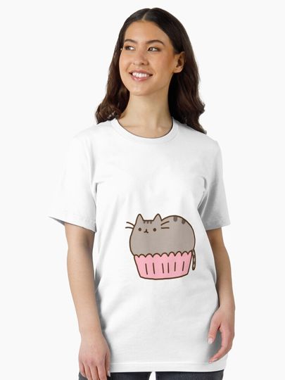 Cat Sitting in Cupcake T-Shirt