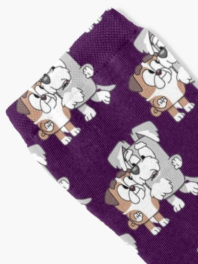 Space Invader Poster Vintage BlueyDad Socks