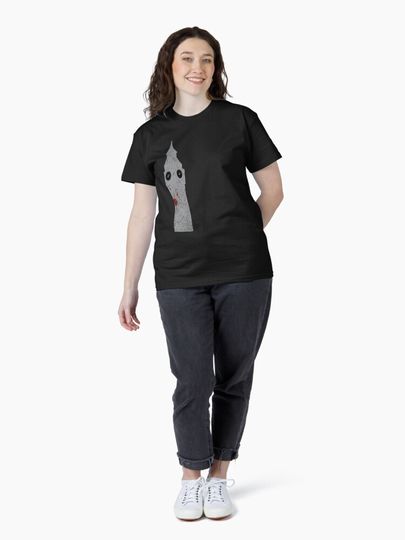 Blood Spattered Clocktower (grey) Classic T-Shirt