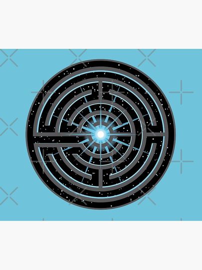 Starfield Labyrinth Tapestry