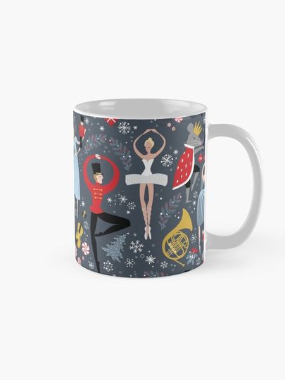Clara's Nutcracker Ballet repeat by Robin Pickens Coffee Mug