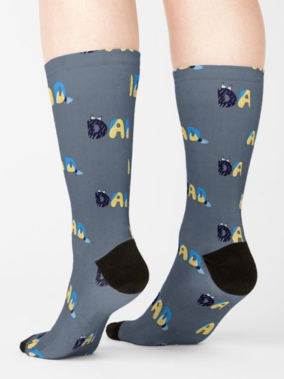 BlueyDad Love Dad Socks