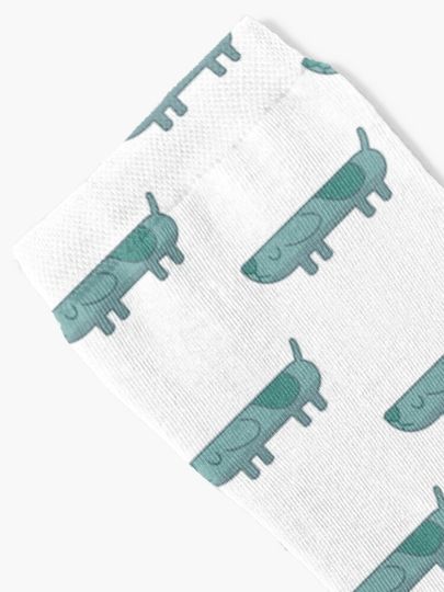Long dog BlueyDad Socks