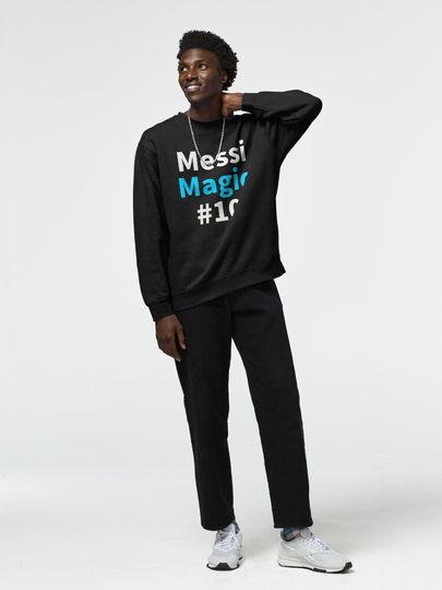 Messi Magic #10 Pullover Sweatshirt, Lionel Messi Sweatshirt, Messi Fan Sweater