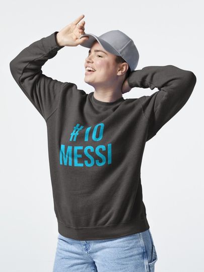 #10 Messi Pullover Sweatshirt, Lionel Messi Sweatshirt, Messi Fan Sweater