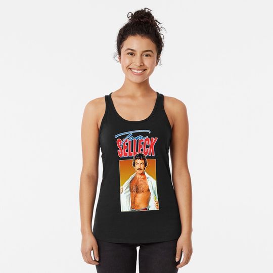 Tom Selleck Racerback Tank Top