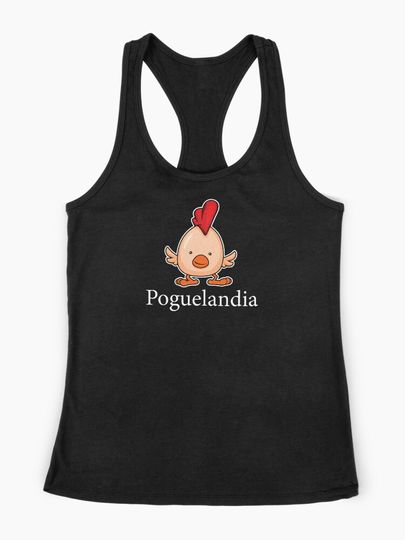 Poguelandia flag Racerback Tank Top