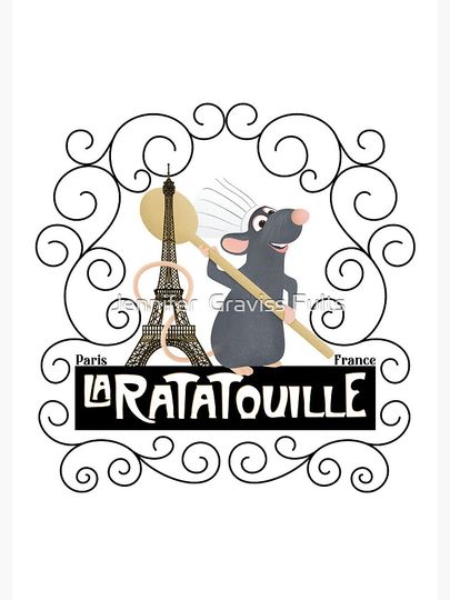 Disney The Ratatouille Spiral Notebook