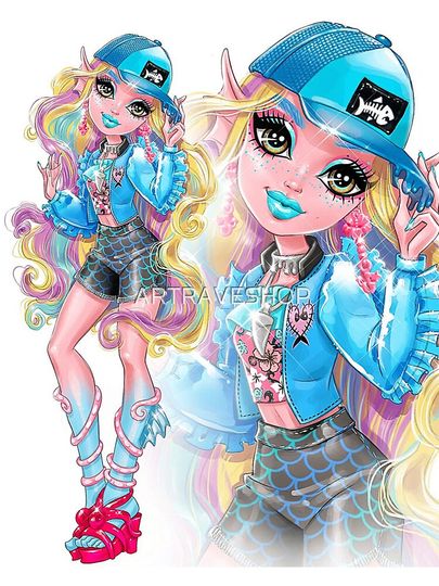 Lagoona Blue Classic T-Shirt – Fun Cartoon Inspired Casual Graphic Tee