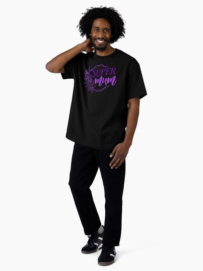 Funny Super Mum, Mothers day  Oversized T-Shirt