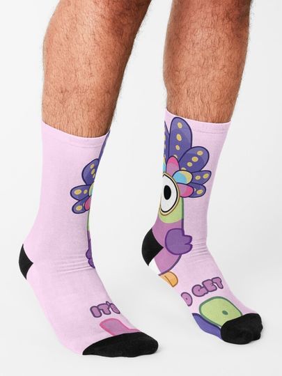Loud like Chattermax BlueyDad Socks